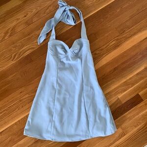 NWT Senna Halter Mini Dress - Periwinkle